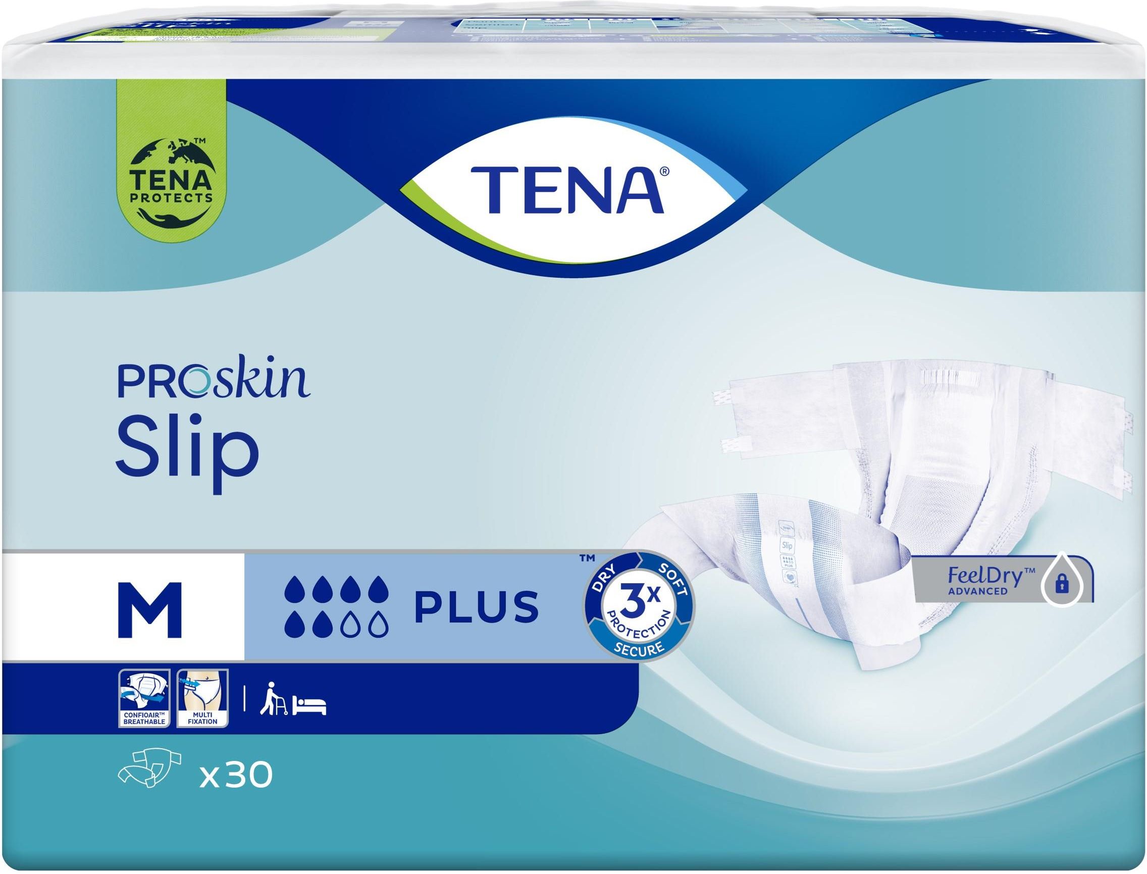 pieluchomajtki dzienne tena slip plus m 10 ceneo