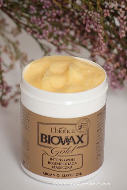 biovax odżywka i szampon z drobinkami złota