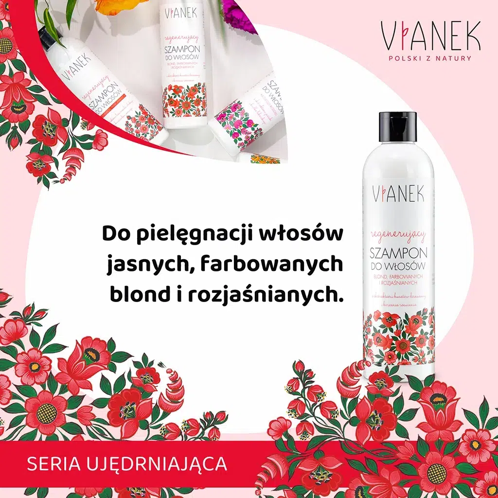 vianek szampon regenerujący do włosów blond