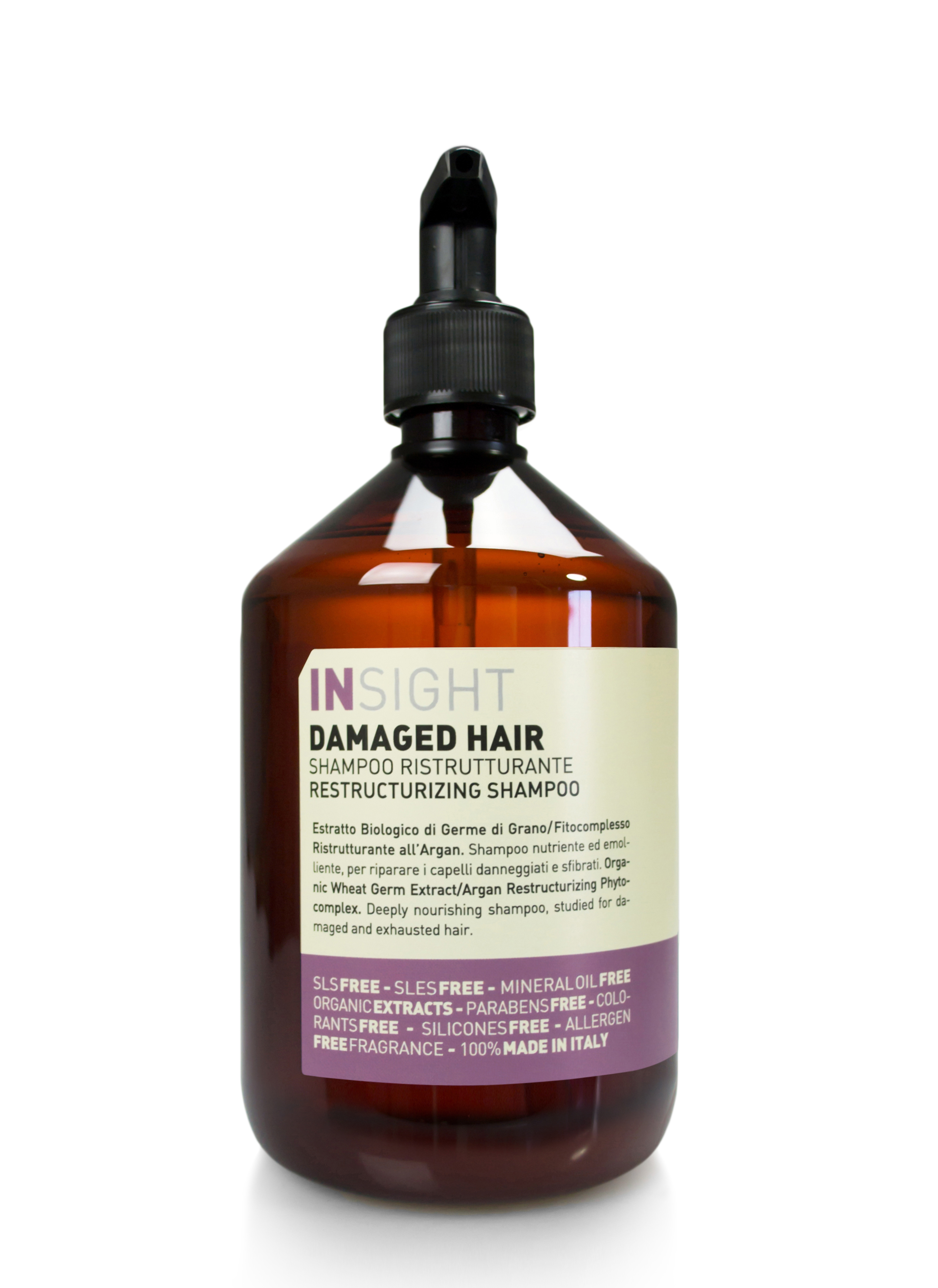 insight damaged hair szampon odbudowujący wizaz