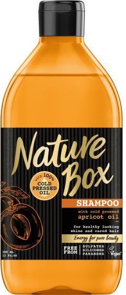 nature box dodający objętości szampon z olejem z moreli