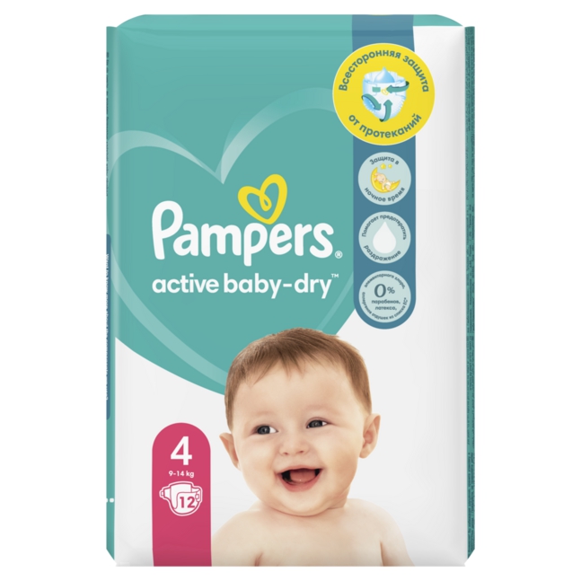 pampers actieve baby 4