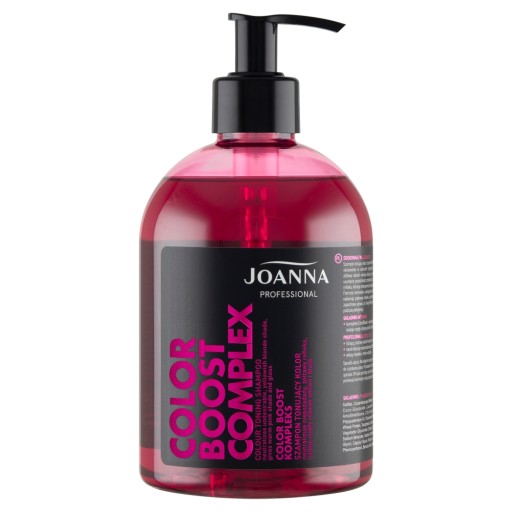 joanna color boost complex szampon tonujący różowy