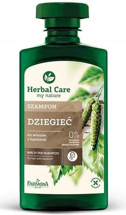 farmona herbal care szampon dziegieć 330ml