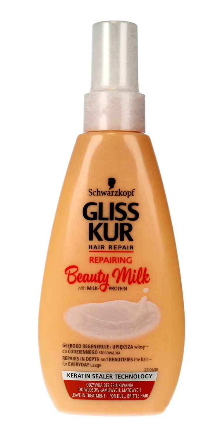odżywka do włosów gliss kur beauty milk