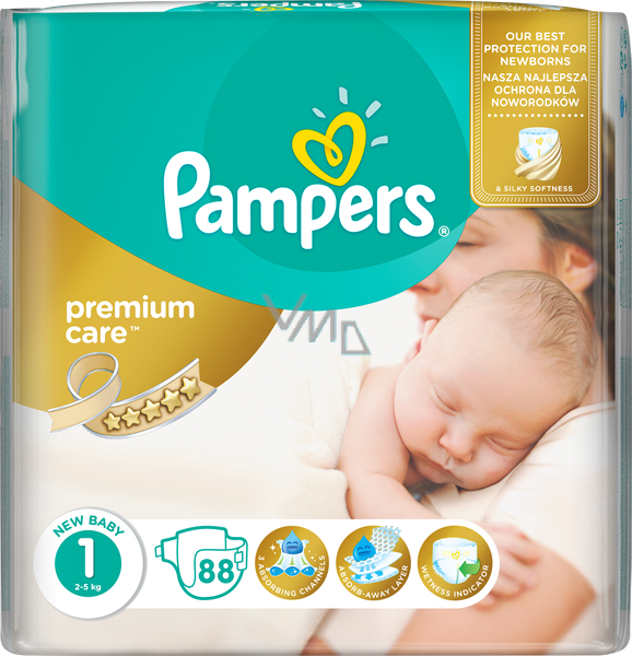 pampers premium care 1 waga