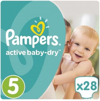 zapas pieluch pampers active baby dry 5