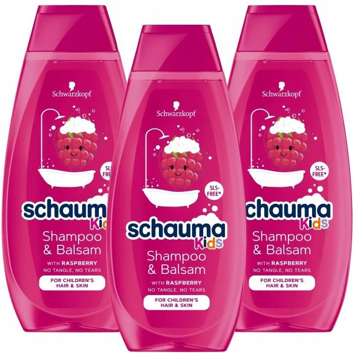 szampon schauma dla dzieci zapach malinowy