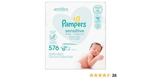 pampers sensitive wipes