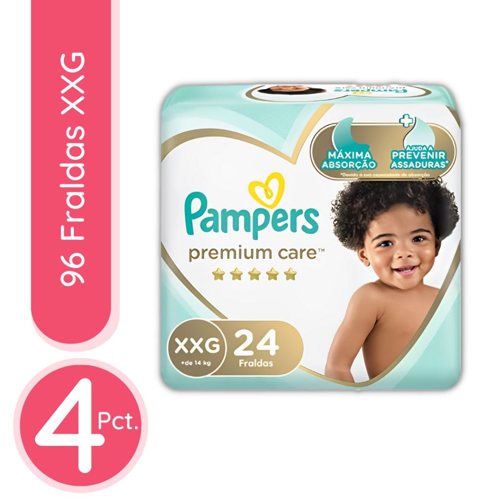 pampers 4+ plus 96 sztuk