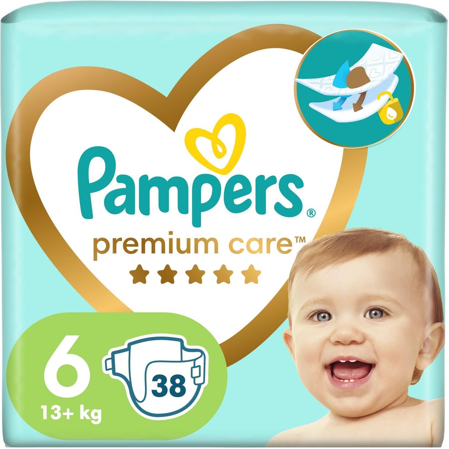 pampers rozmiar 6 68 szt