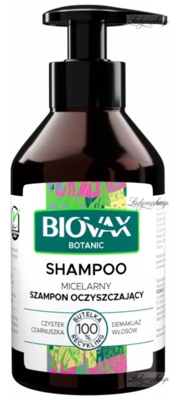 biovax micelarny szampon oczyszczający