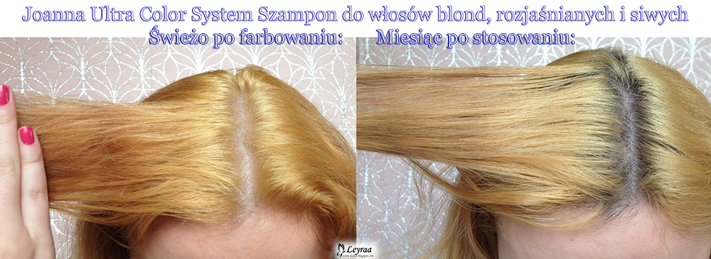 szampon do włosów niwelujący zółty joanna