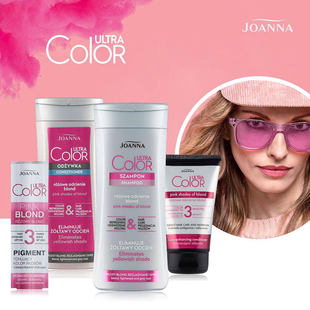 szampon joanna różowy efekty