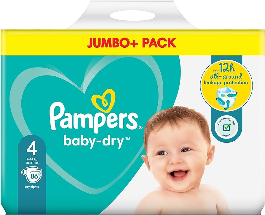 mega pack pampers 4