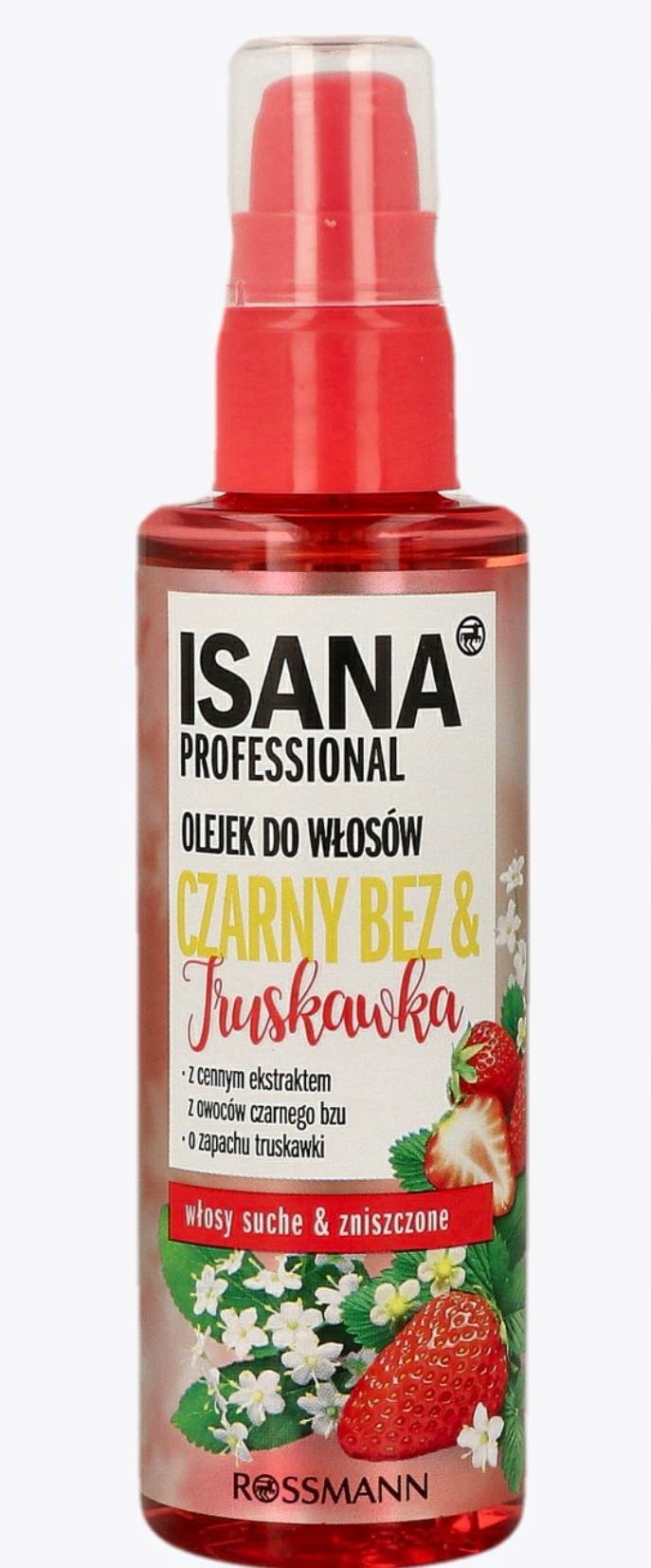 olejek do włosów isana hair professional