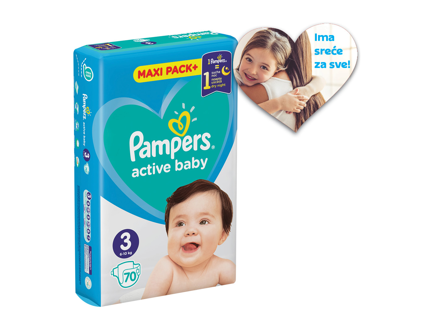 pampers box cena