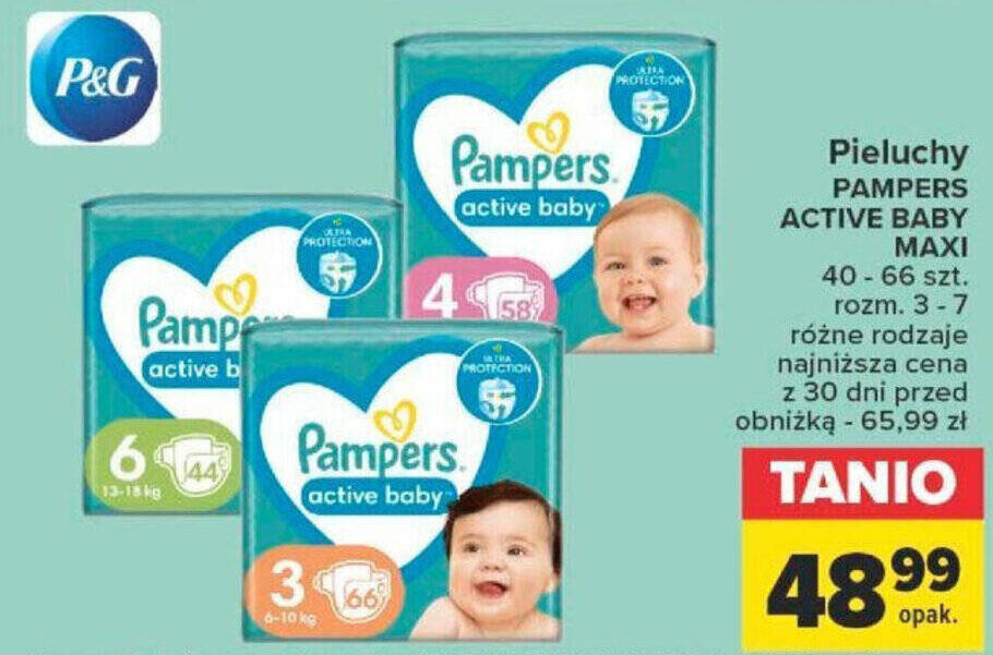 promocja biedronka pampers 4 maxi