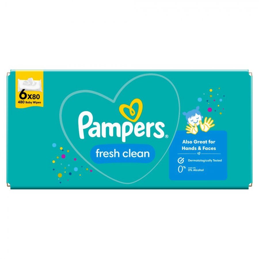 chusteczki 6pak pampers