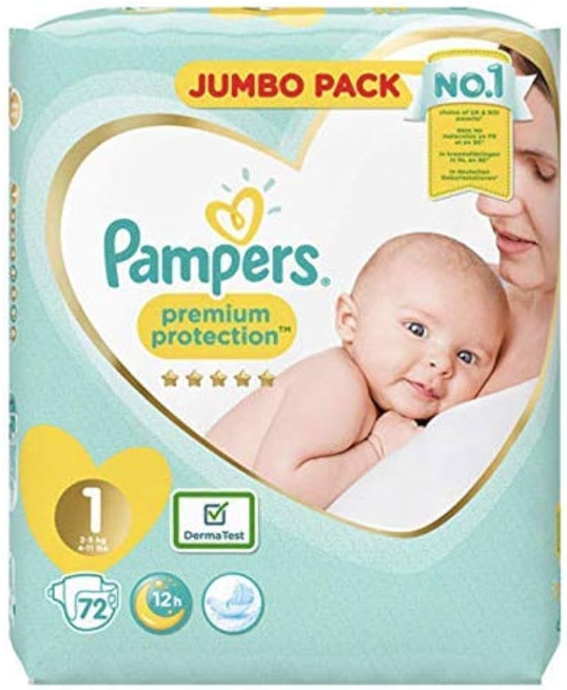 pampers 1 pieluszka