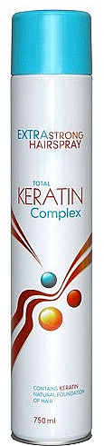 lakier do włosów total keratin complex