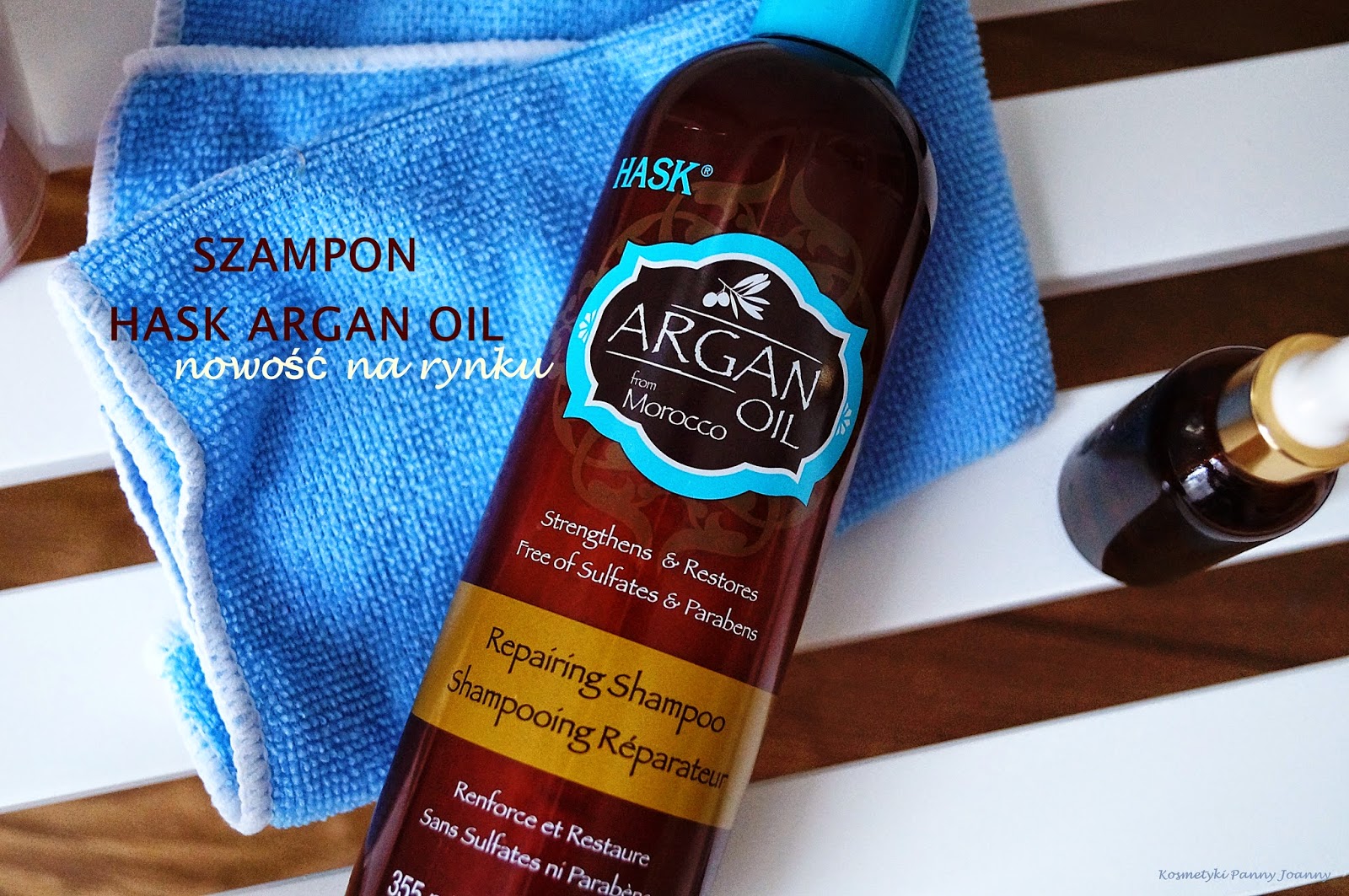 hask argan oil szampon skład