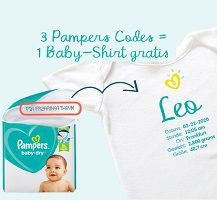 gratis shirt pampers