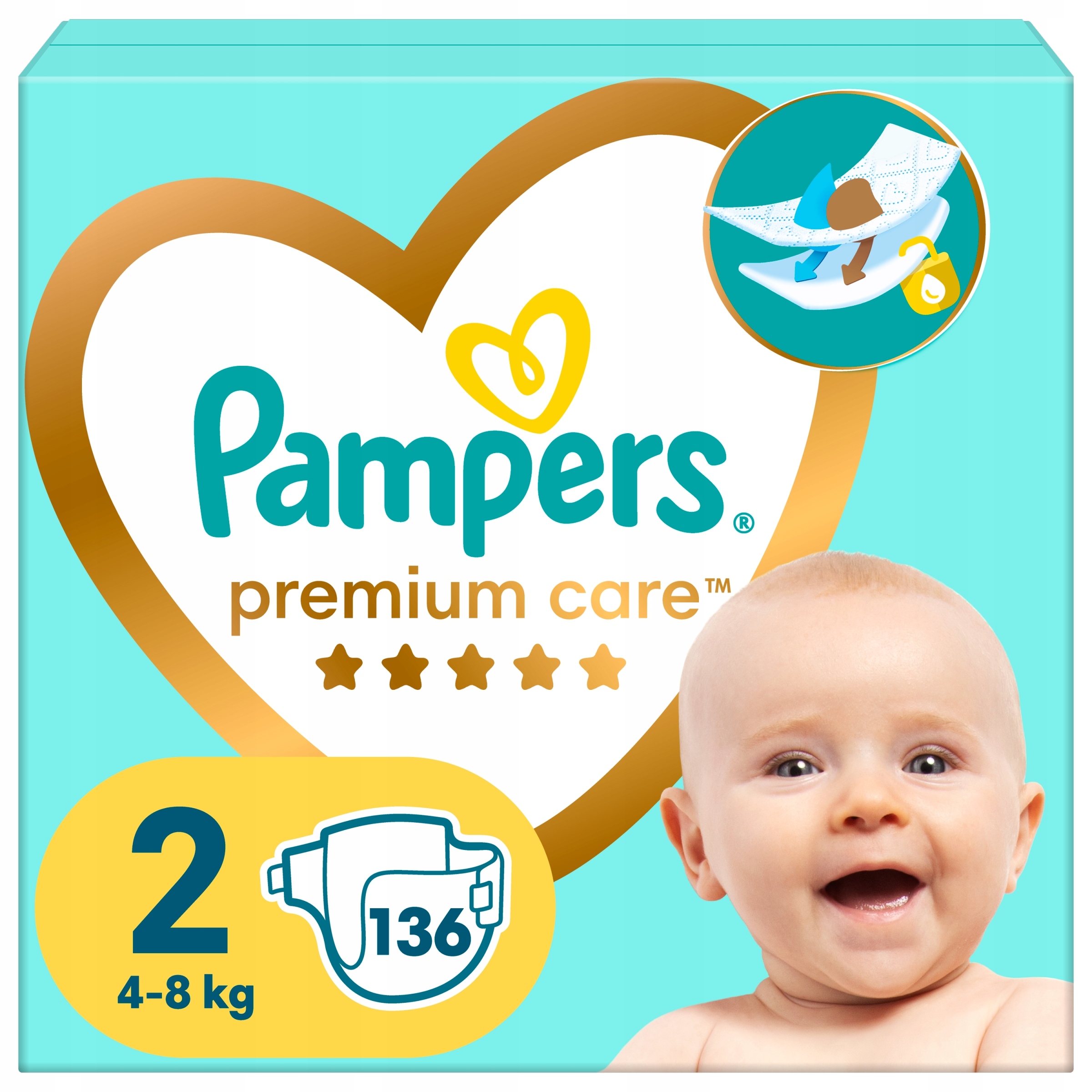 pieluszki pampers premium care