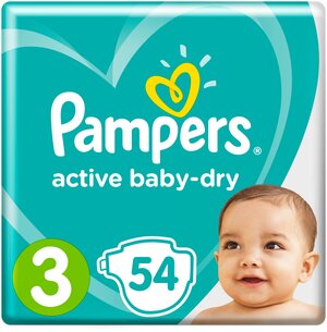 pampers active baby 3 6-10 kg 208 szt