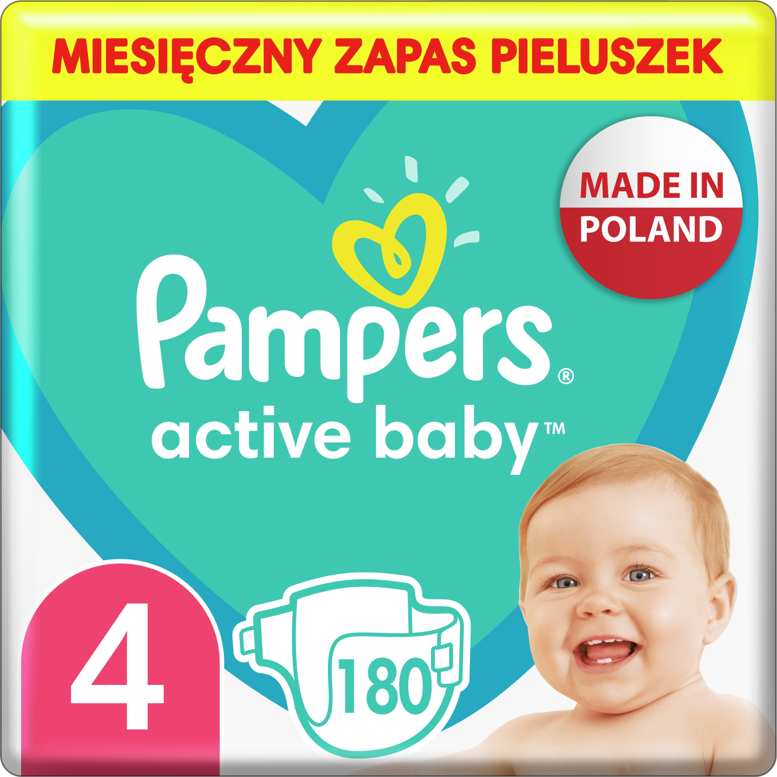 pamper active baby 4 174 szt empik