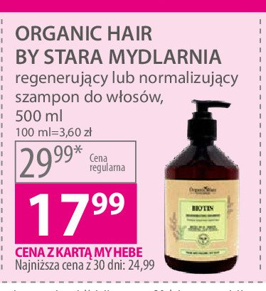 organic hair szampon normalizujący
