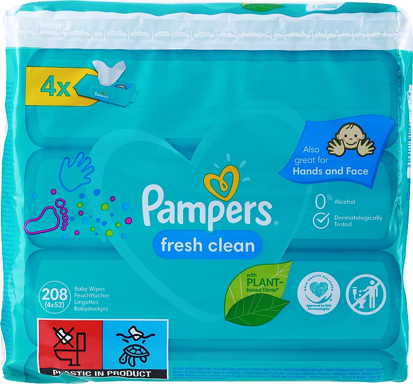 pampers chusteczki fresh clean a natural clean