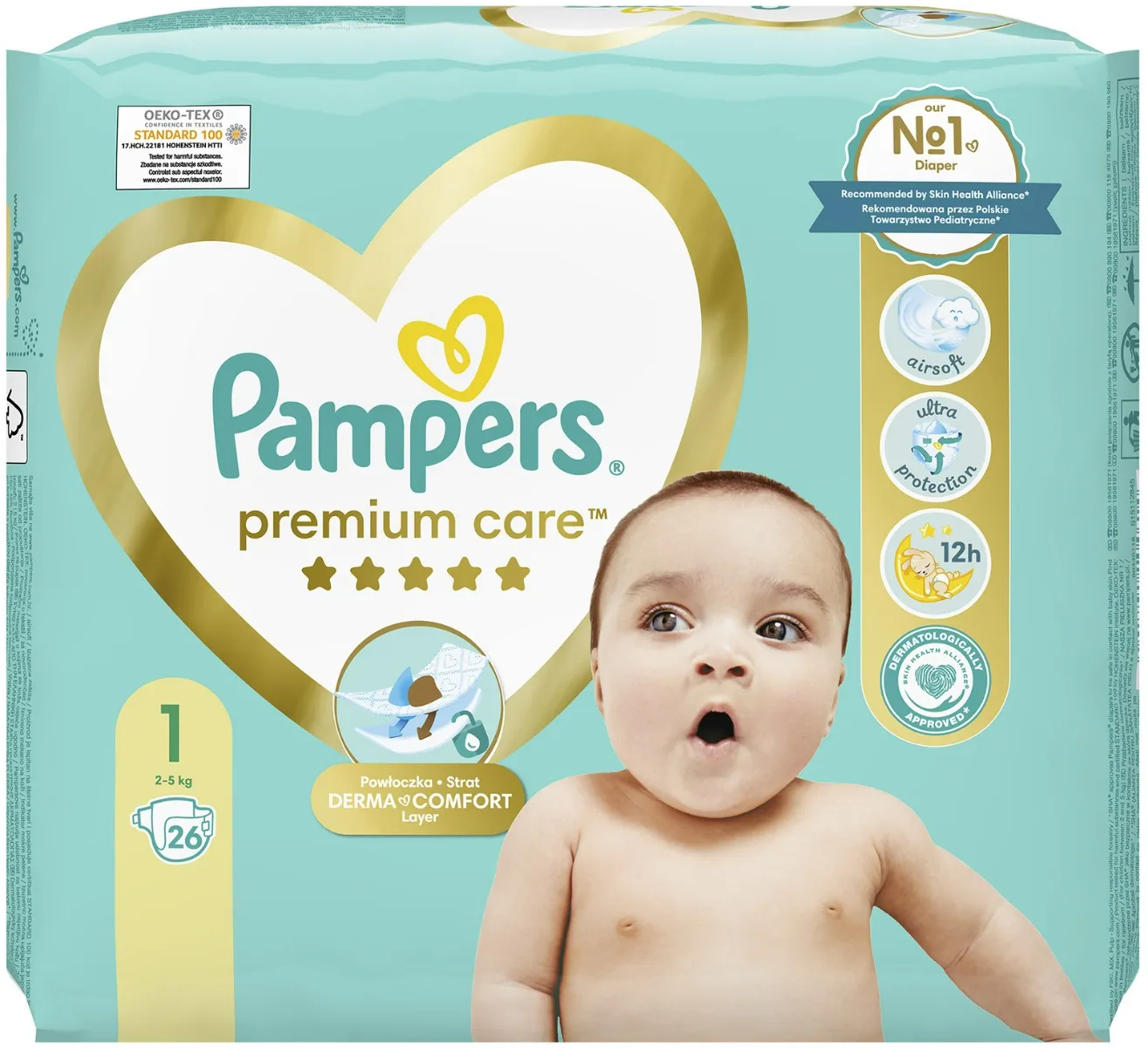 pieluchy pampers jasne niebieskie