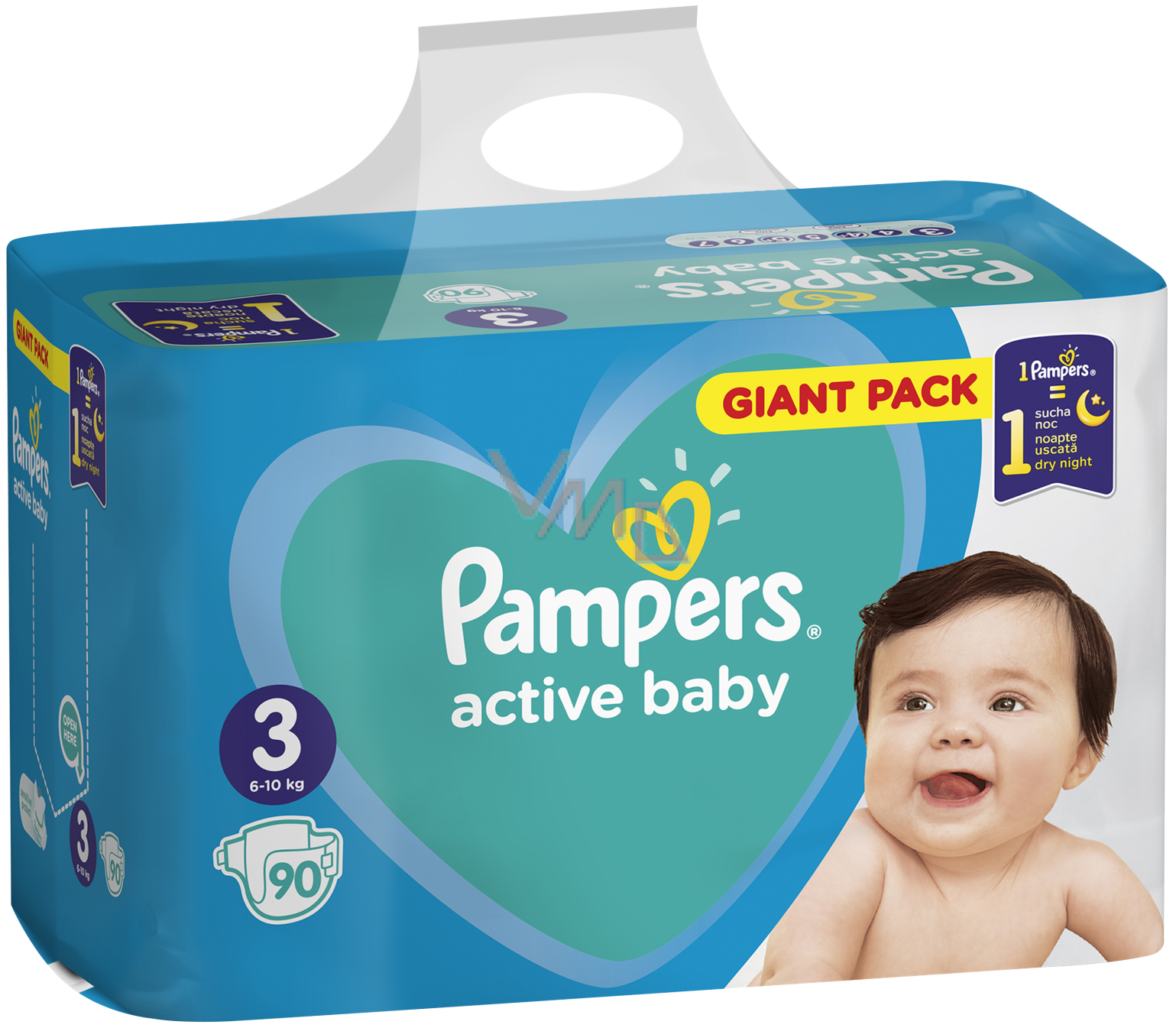 pampers box cena