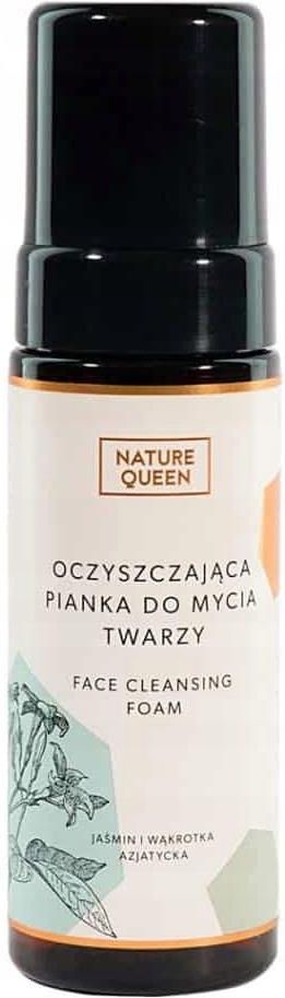 nature queen oczyszczająca pianka do mycia twarzy jaśmin 175ml