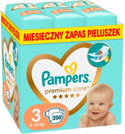 pieluszki pampers premium care 3 mega box 240 szt