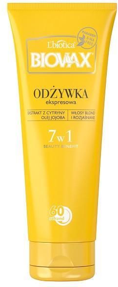 biovax odżywka ekspresowa 7w1 do włosów blond