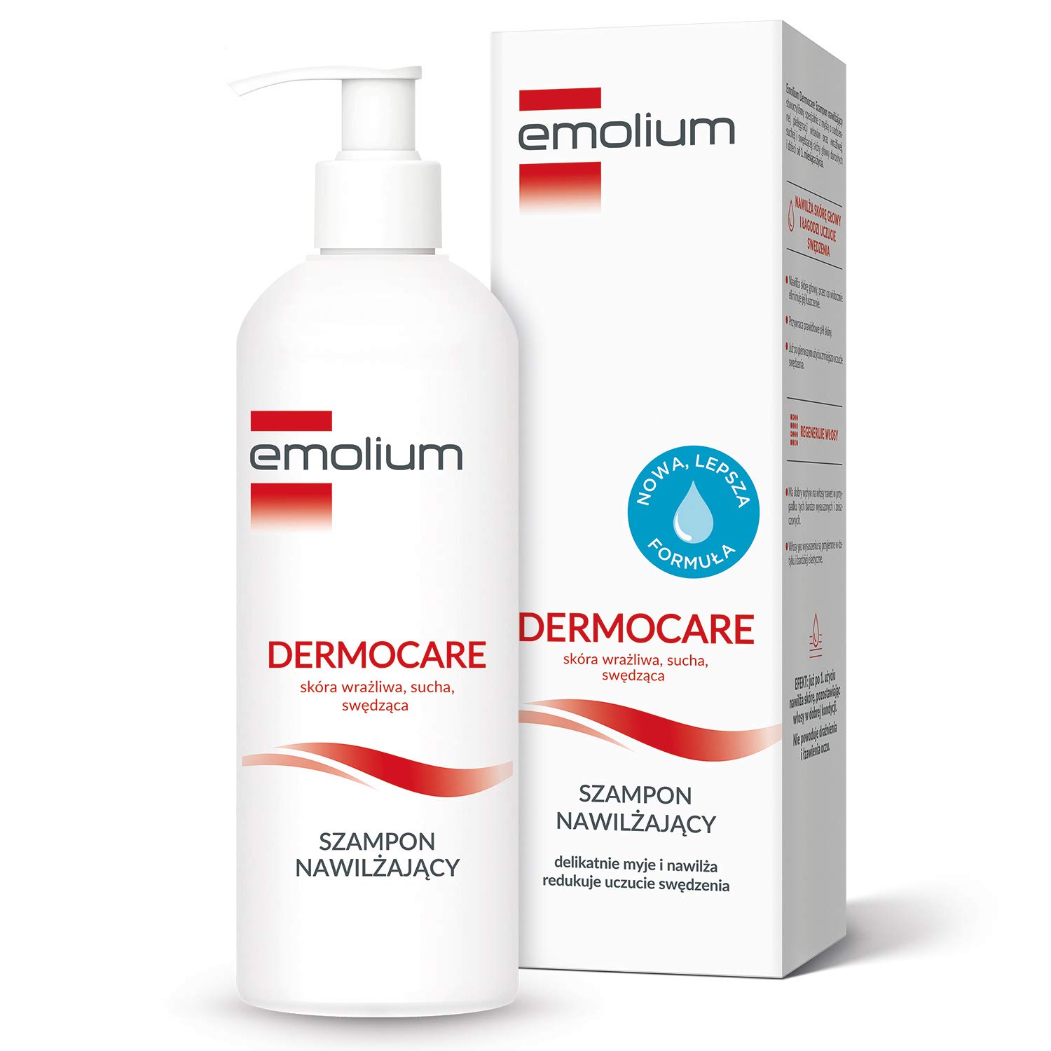 emolium dermocare szampon nawilżający 400ml ceneo