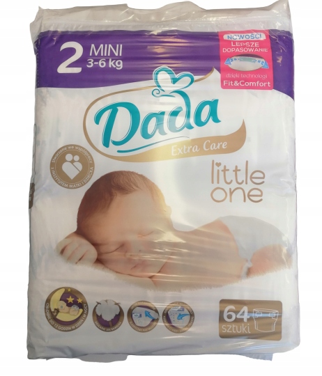 pieluchy dada extra care mini 64 szt