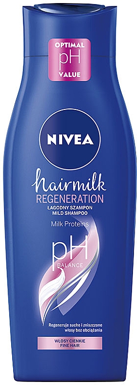 nivea hair milk szampon mleczny do włosów matowych ceneo różowy