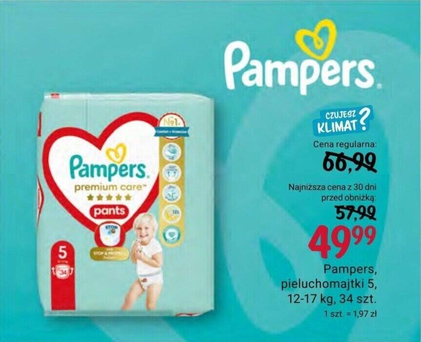 pieluchomajtki pampers pants 4 rossmann