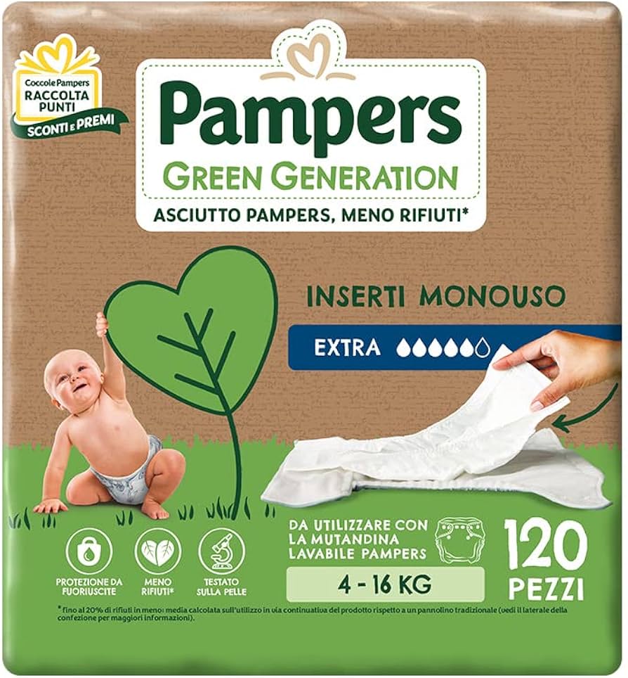 pampers białe