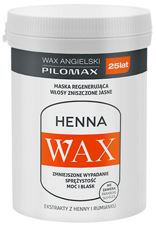 odżywka wax z henna do włosów jasnych