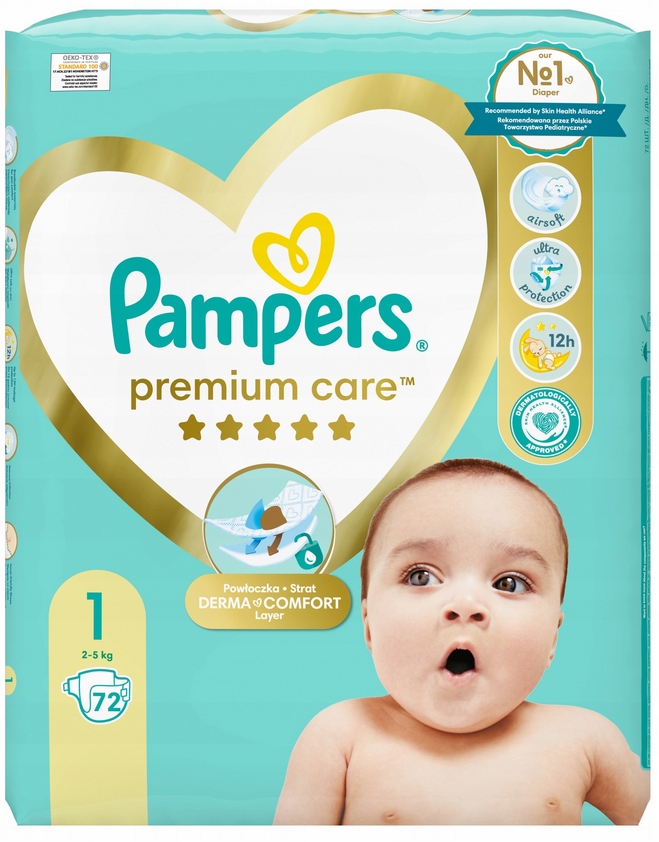 pieluszki pampers 1 allegro