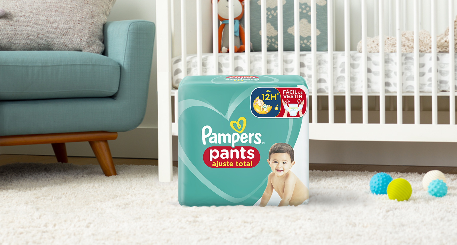 pampers pants niebieski pasek