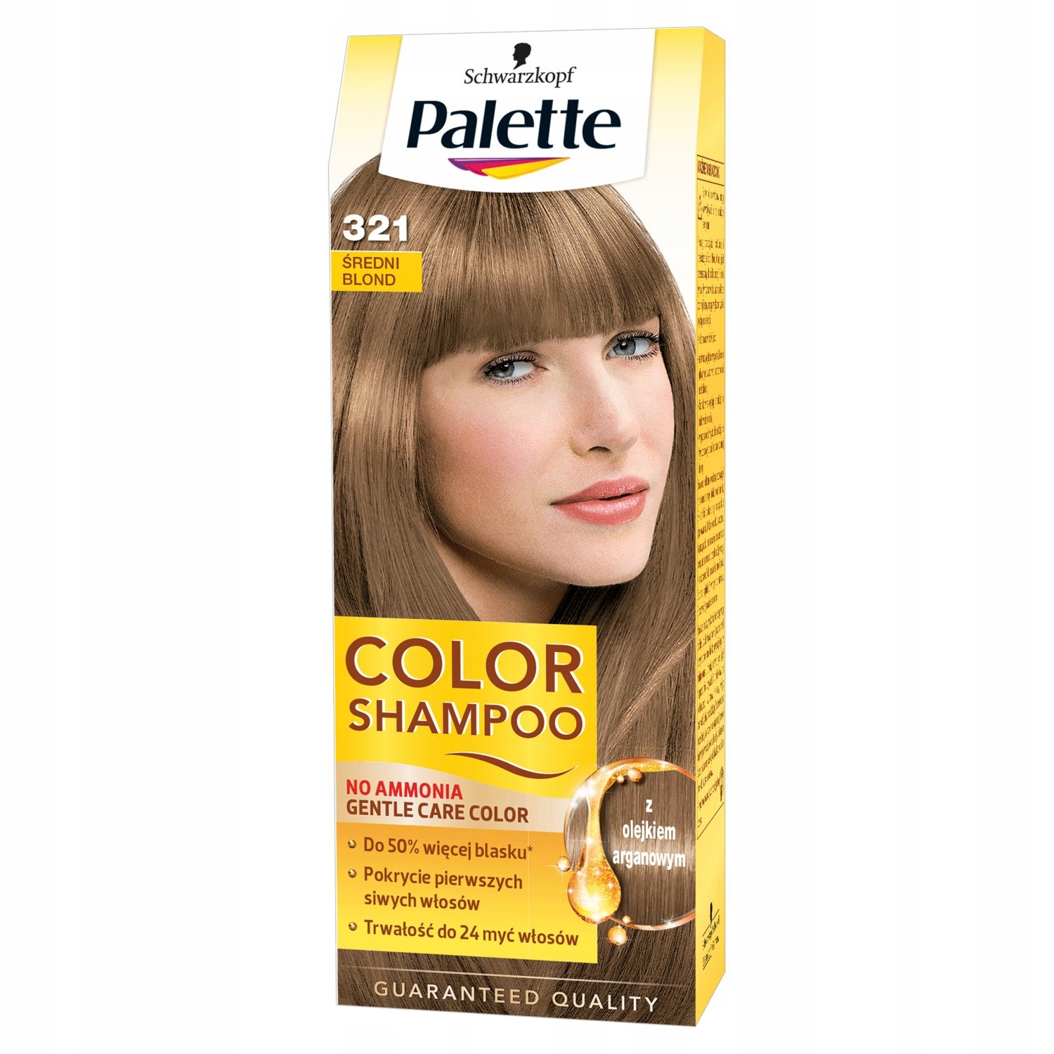 palette color shampoo szampon koloryzujący sredni blond