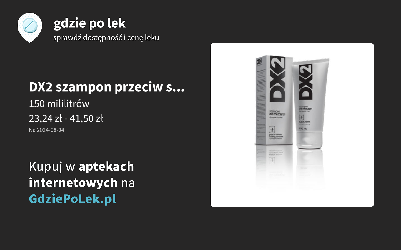 czy kobiety mogą stosować szampon dx2