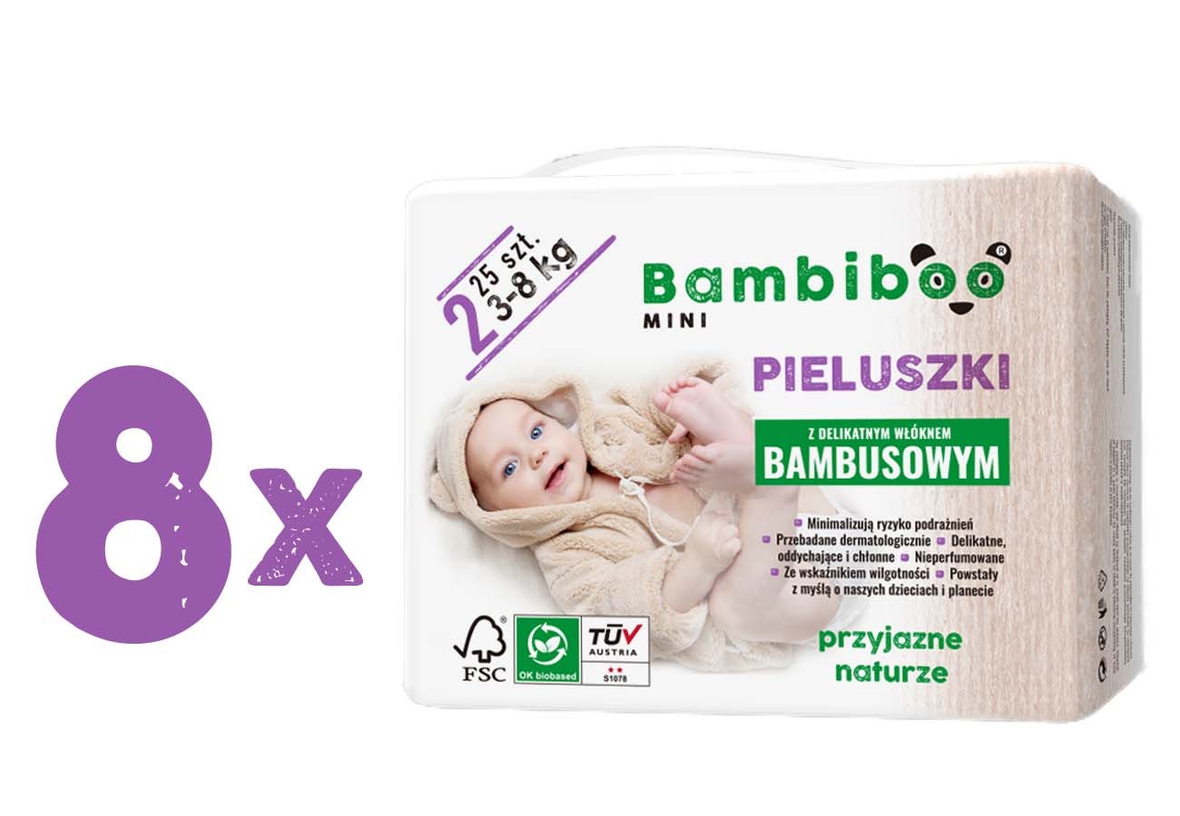 pieluchy bambiboo mini 3-8 kg