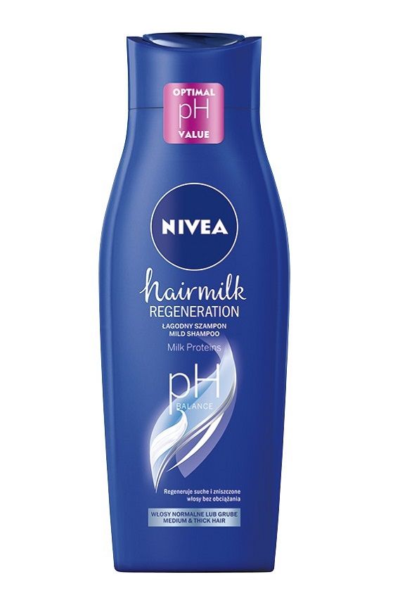 nivea szampon mleczny o stroktoze cienkiej