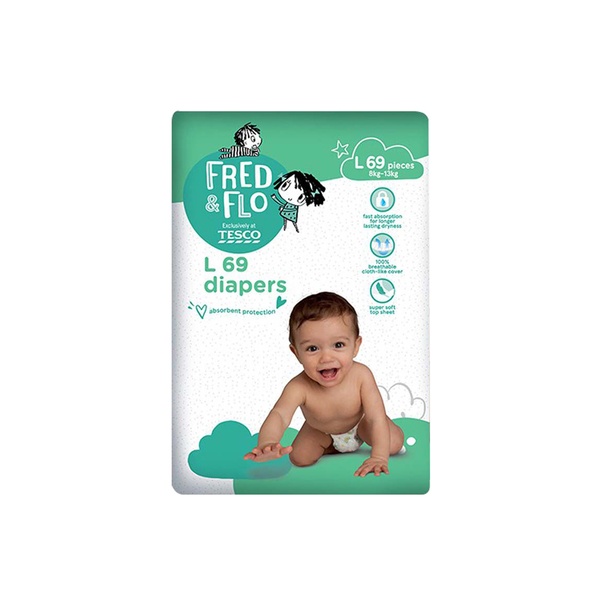 pampers fred flo